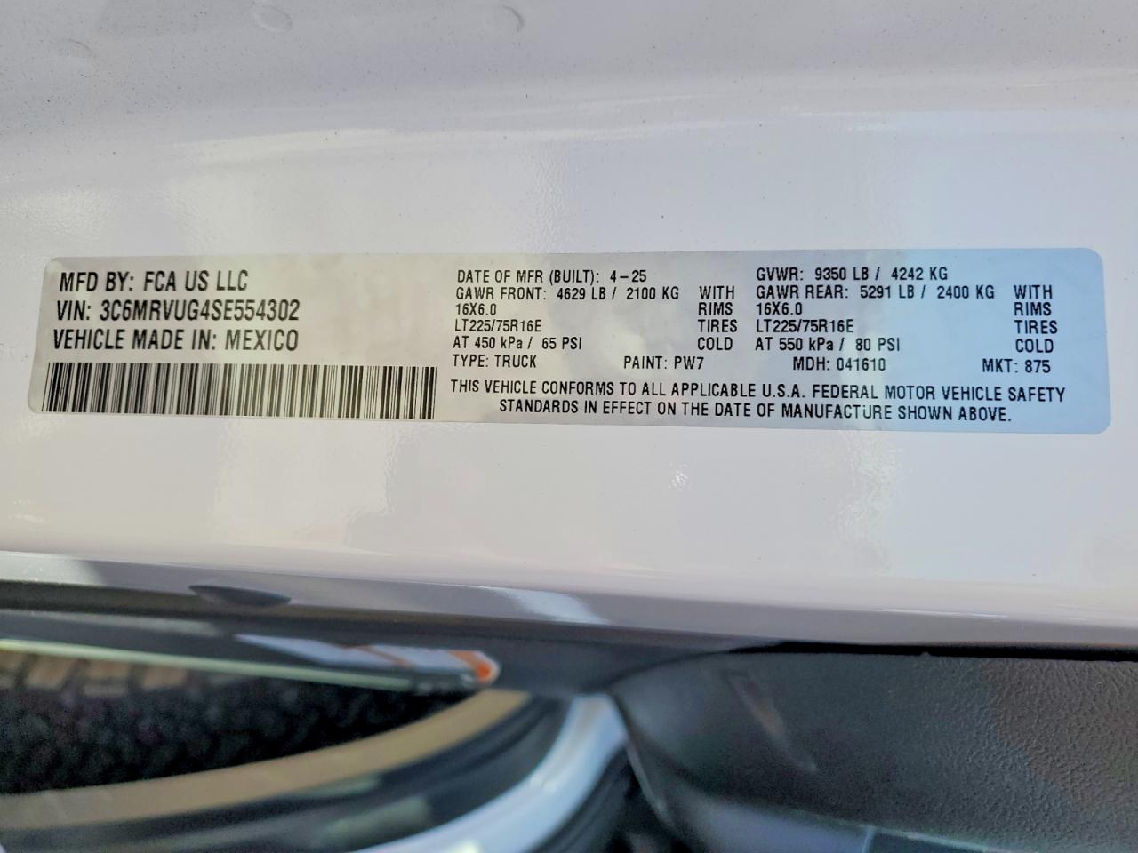Ram Promaster 3500 High