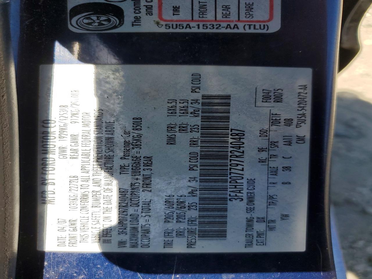 Ford Fusion Se