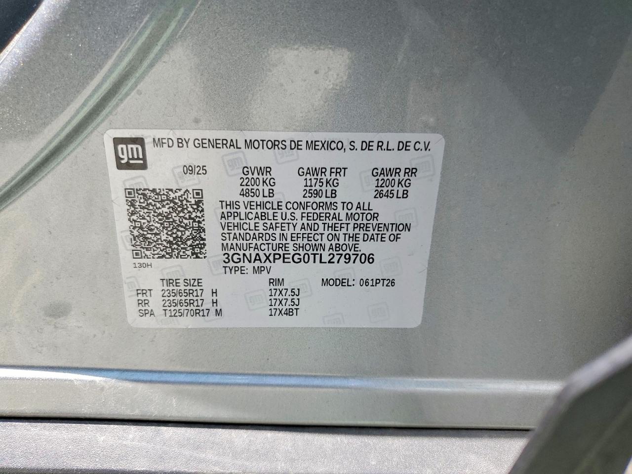 Chevrolet Equinox Lt