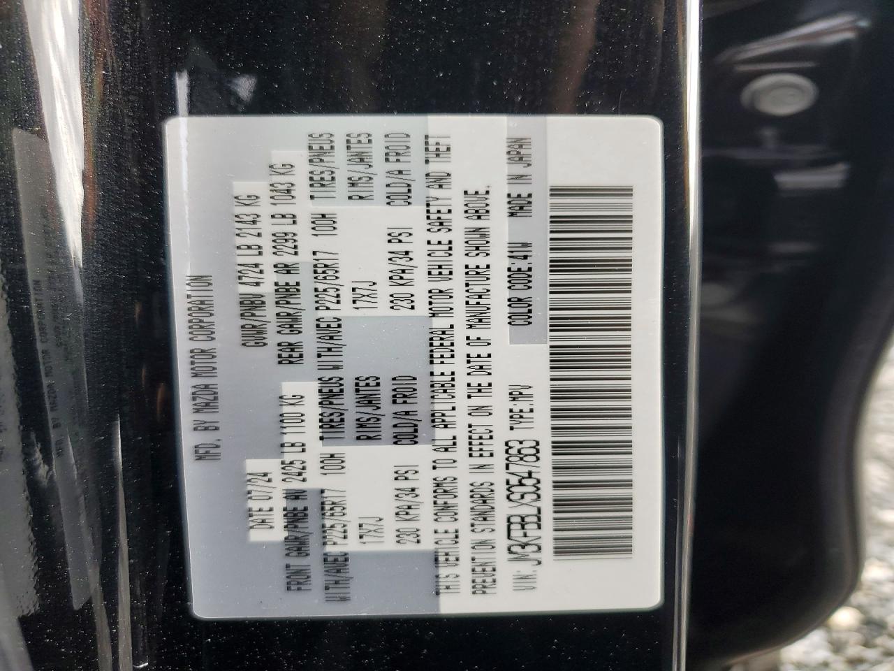 Mazda Cx Select