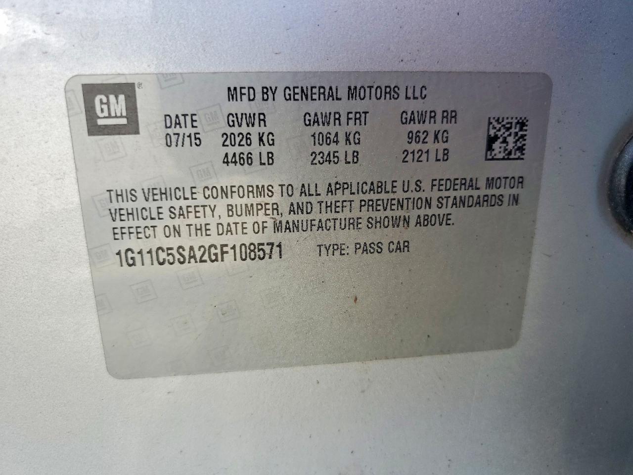 Chevrolet Malibu Lt