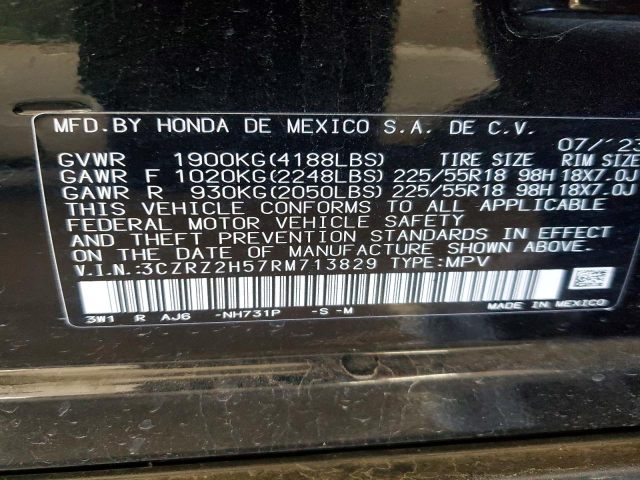 Honda HR-V Sport