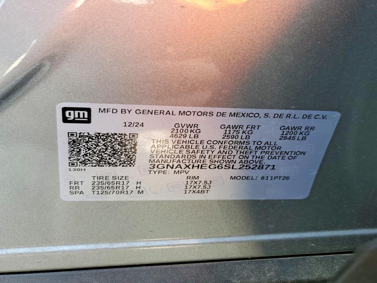 Chevrolet Equinox Lt