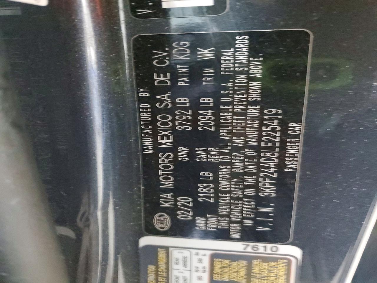 Kia Forte Lxs