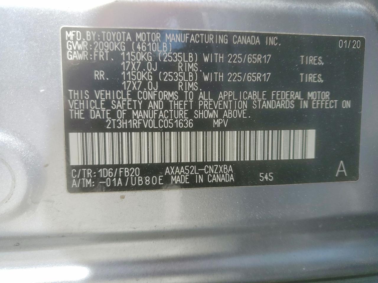 Toyota RAV4 Le