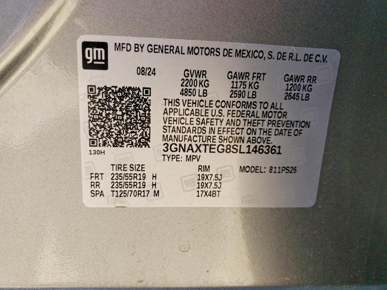 Chevrolet Equinox Rs