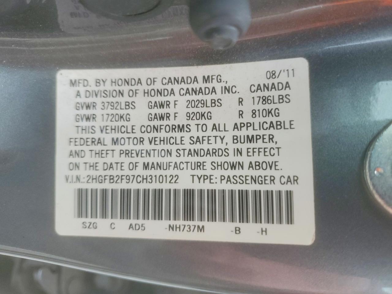 Honda Civic Exl