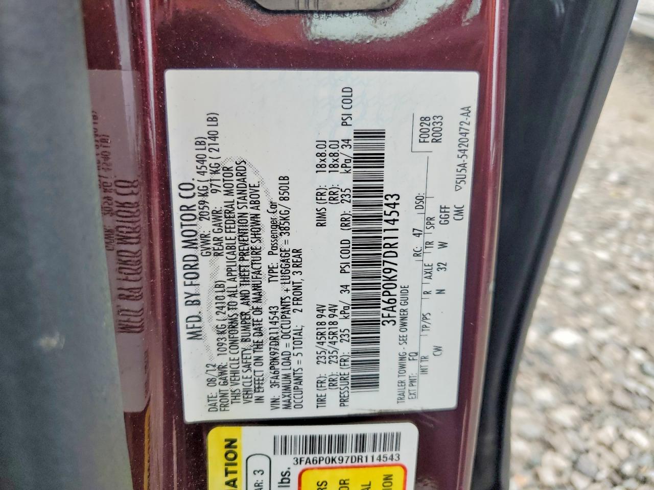 Ford Fusion Titanium