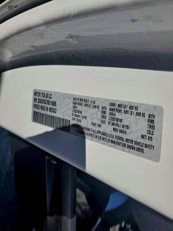Ram Promaster 2500 High