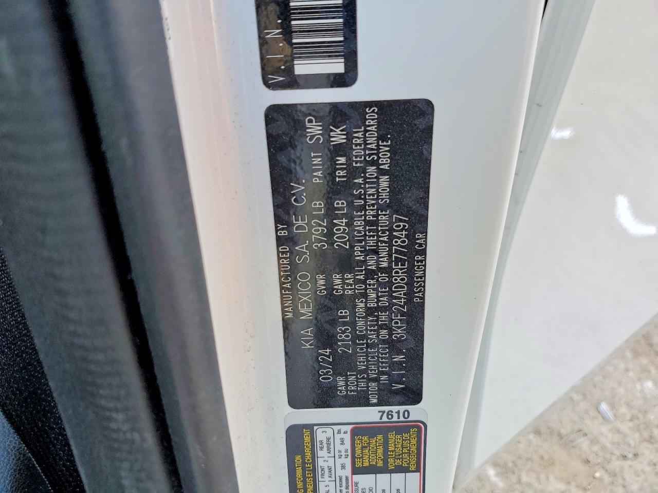 Kia Forte Lxs