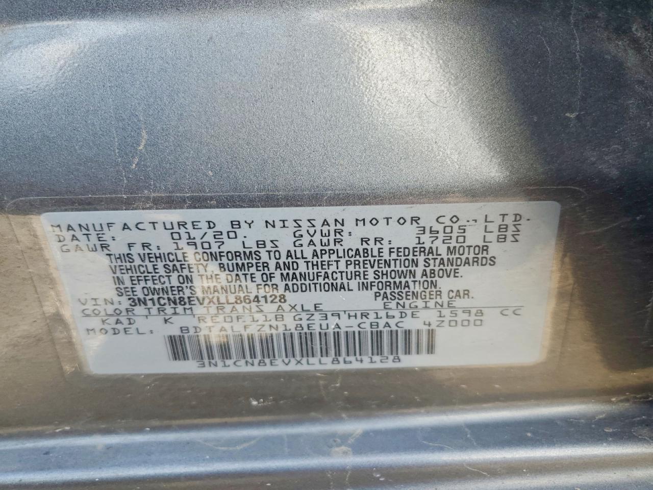 Nissan Versa Sv