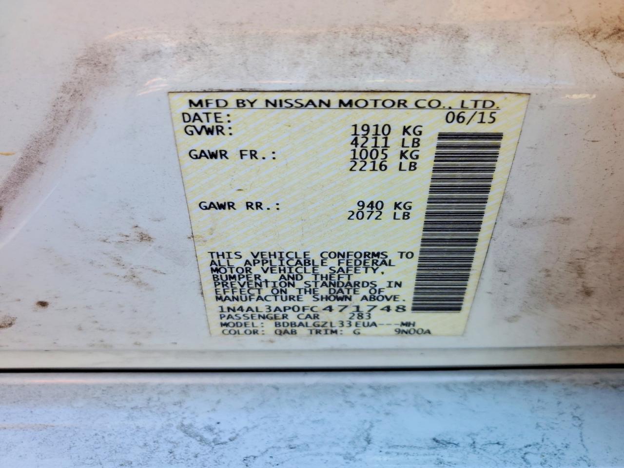 Nissan Altima 2.5 S