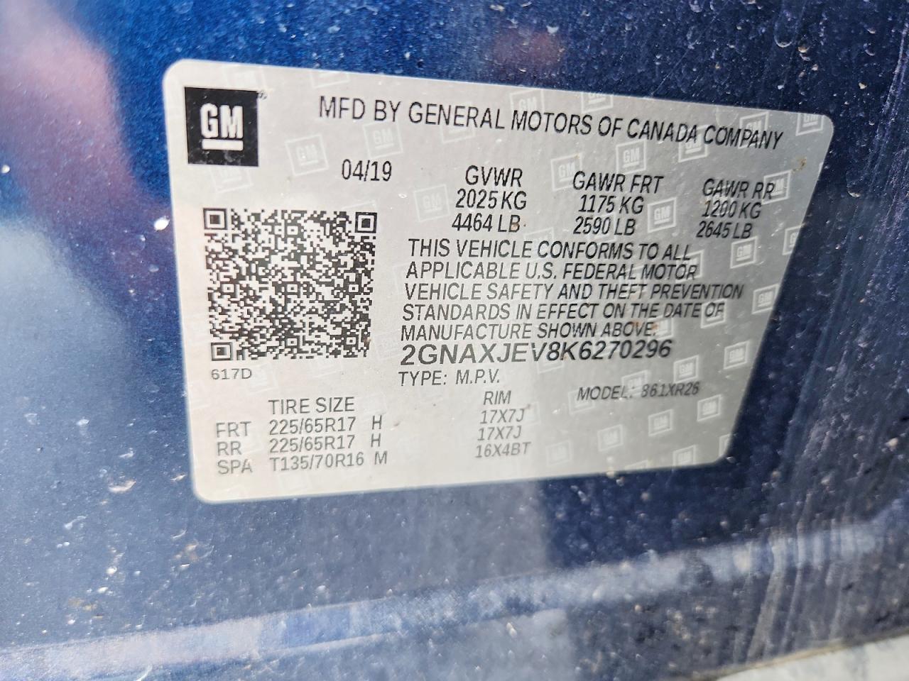 Chevrolet Equinox Lt