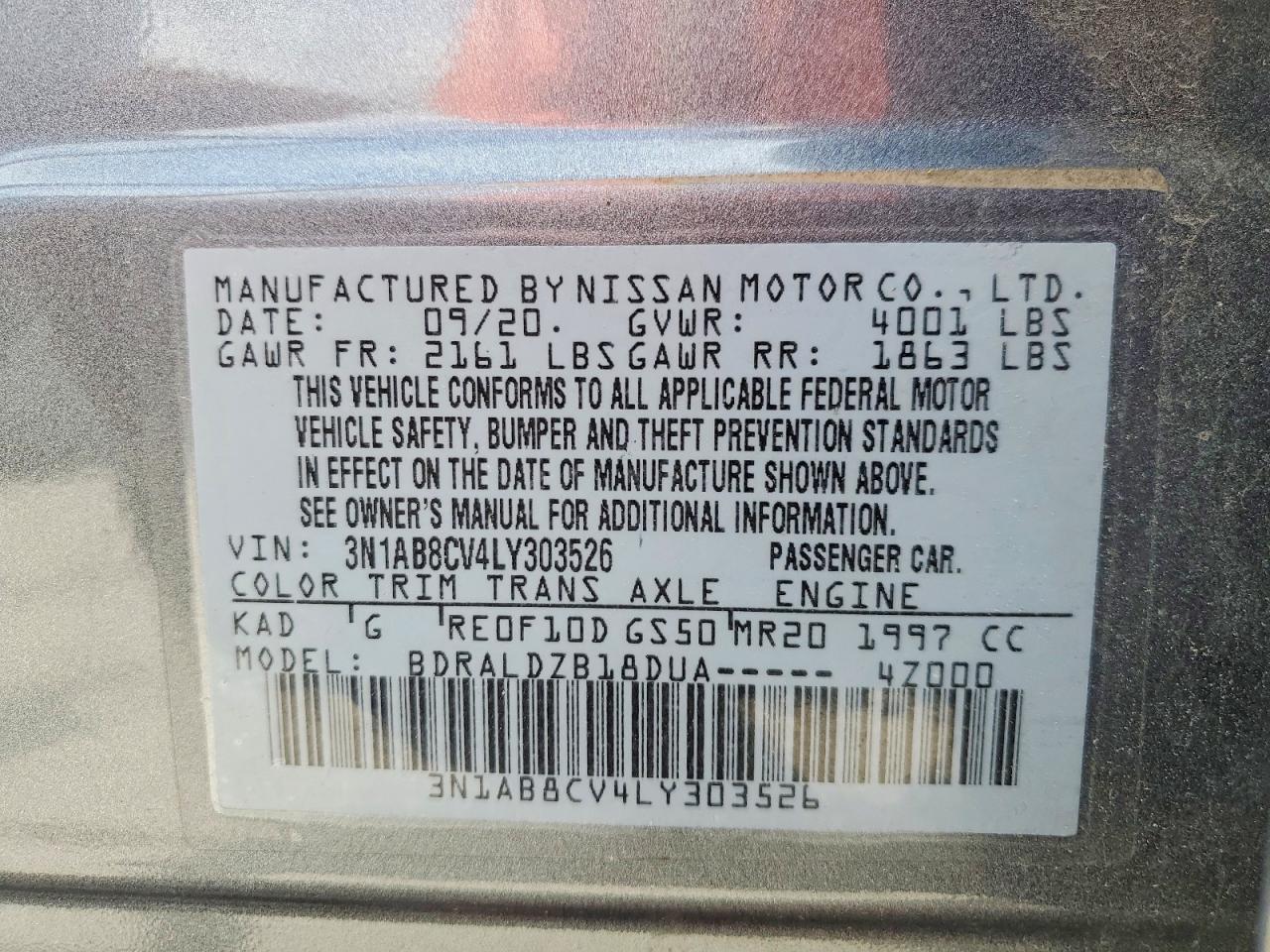 Nissan Sentra Sv