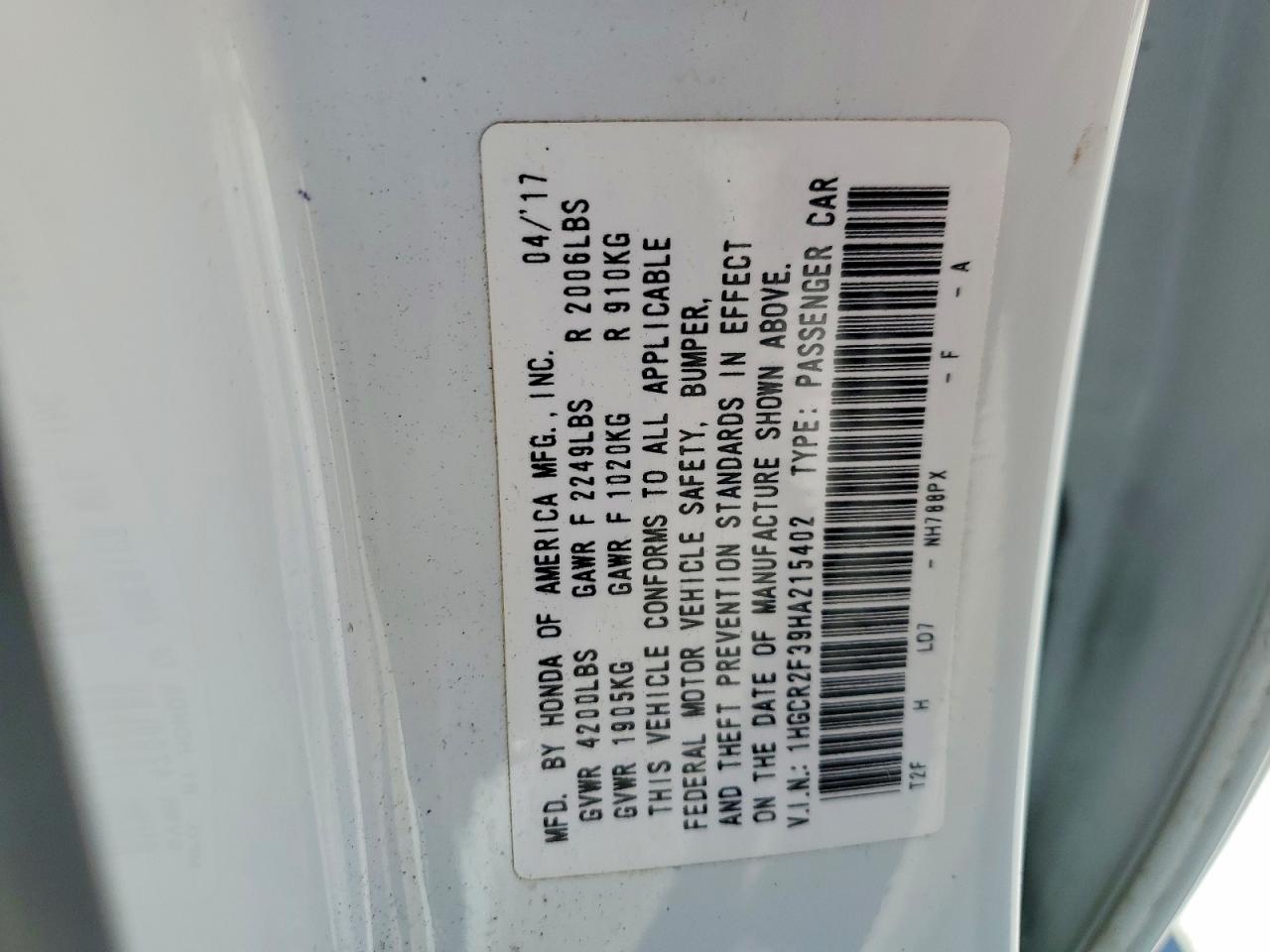 Honda Accord Lx