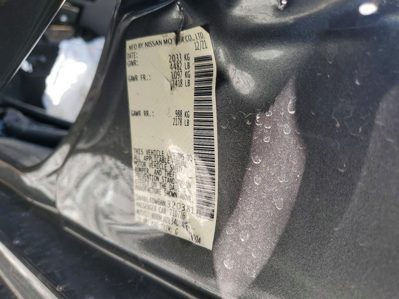Nissan Altima Sv