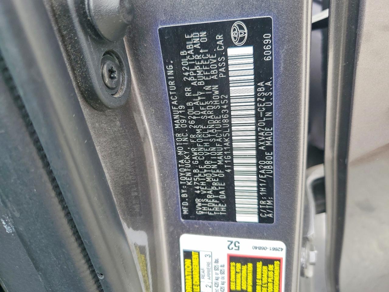 Toyota Camry Se