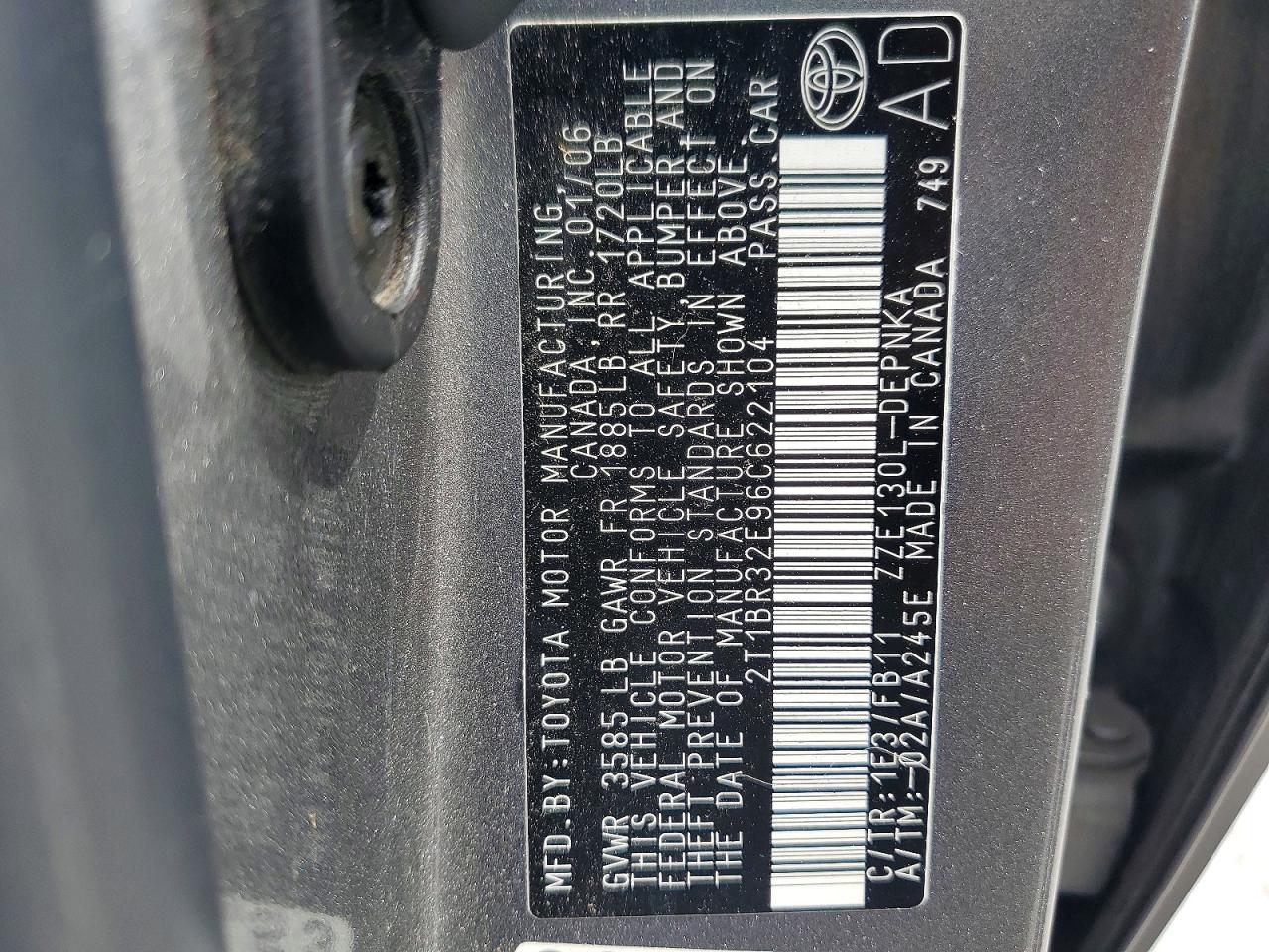Toyota Corolla Le