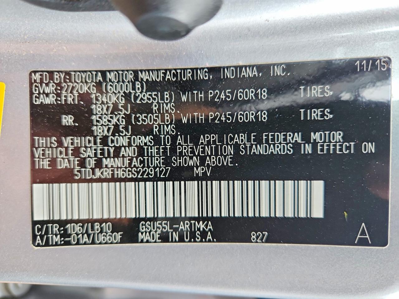 Toyota Highlander Xle