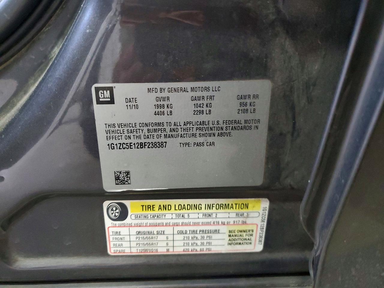 Chevrolet Malibu 1lt