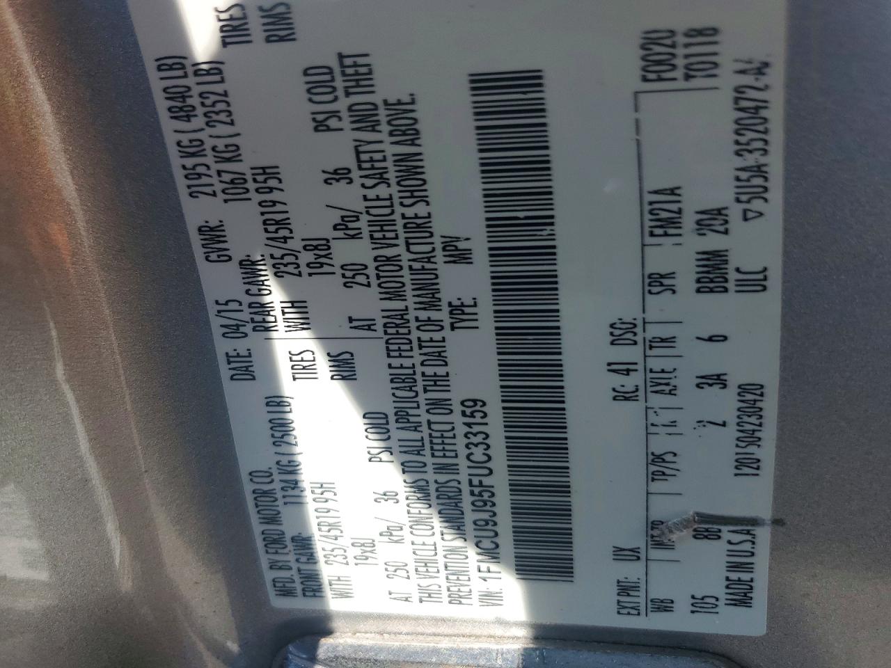 Ford Escape Titanium