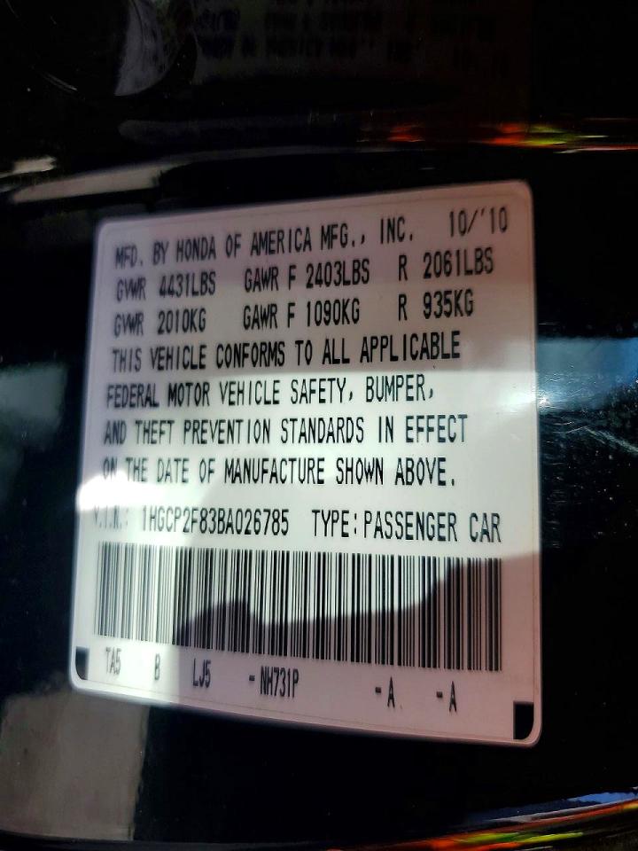 Honda Accord Exl