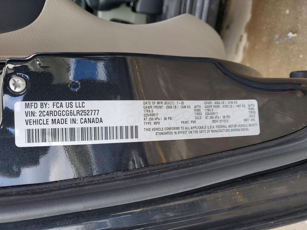 Dodge Caravan Sxt