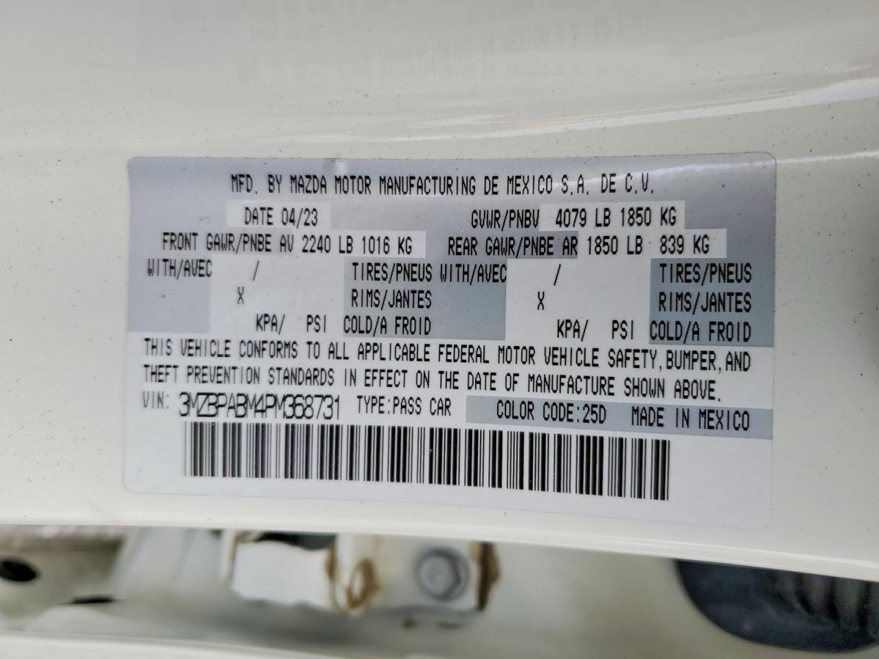 Mazda 3 Select