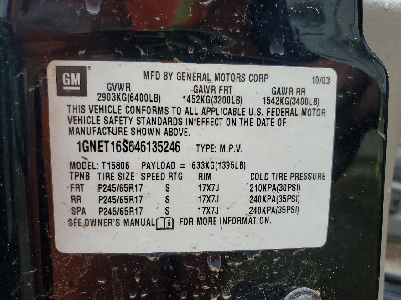 Chevrolet Trailblazer Ext Ls