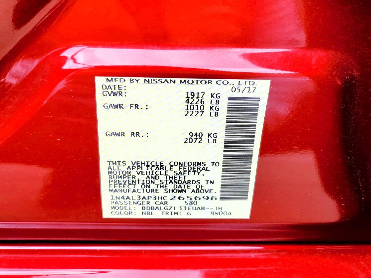 Nissan Altima 2.5 S