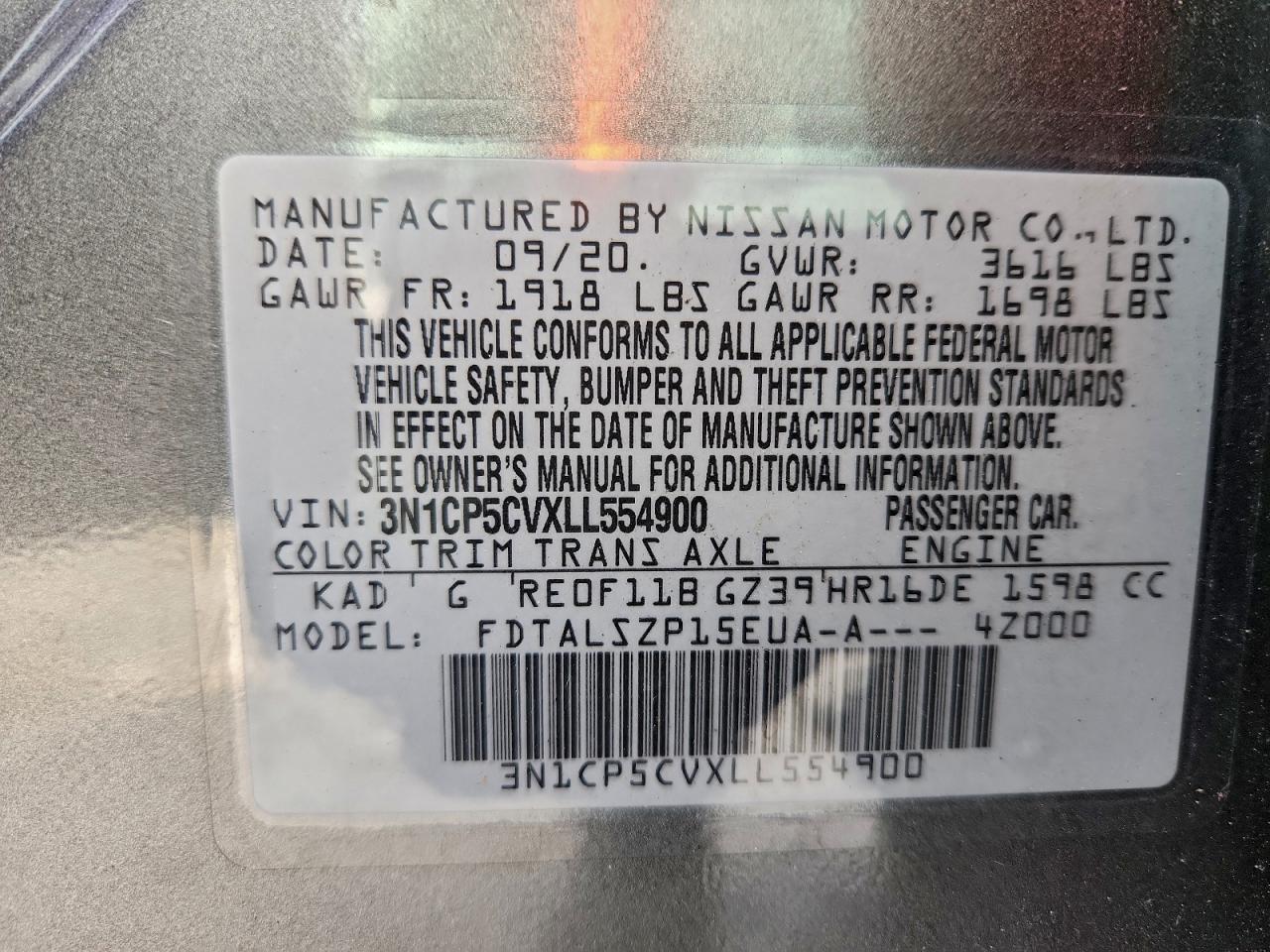 Nissan Kicks Sv