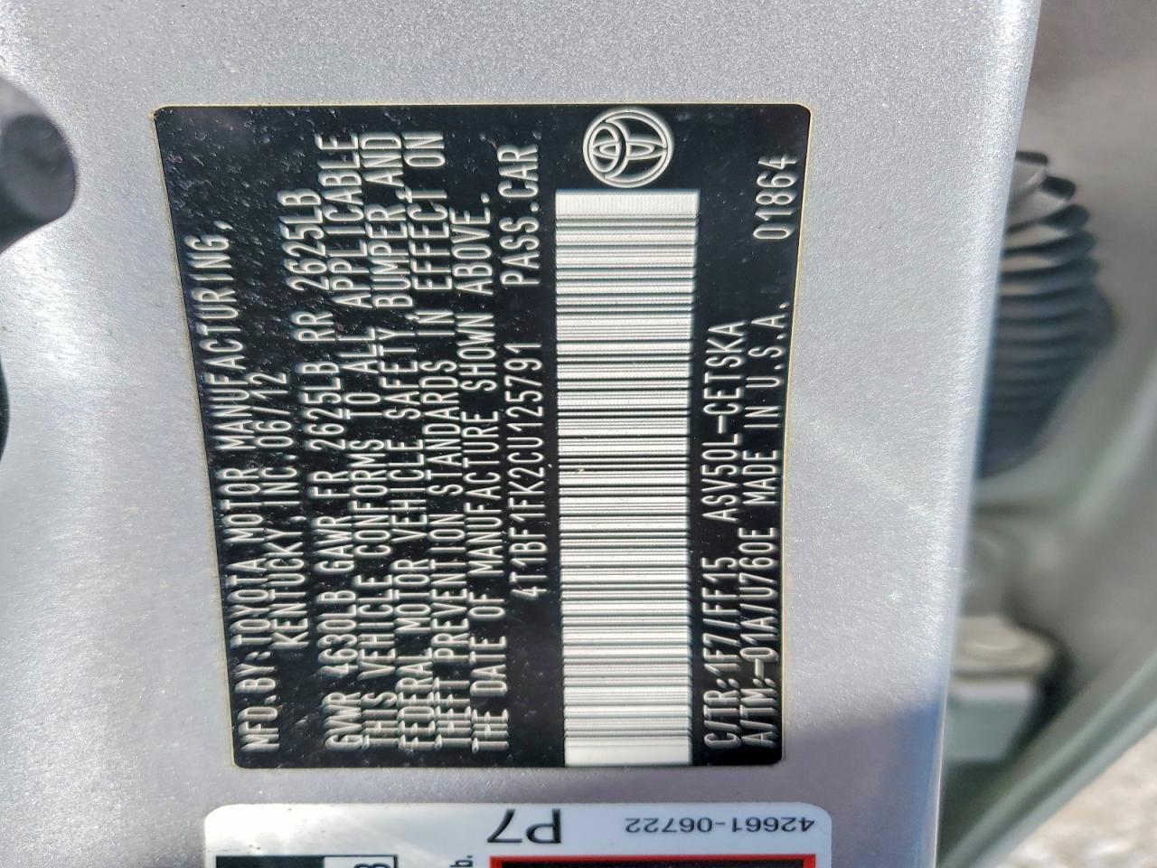 Toyota Camry Se