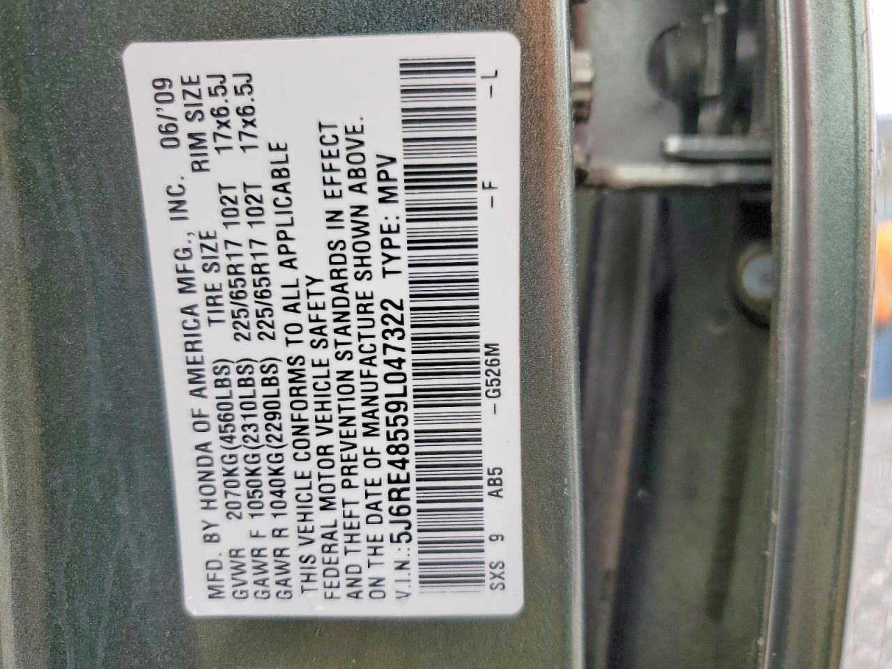 Honda Crv Ex