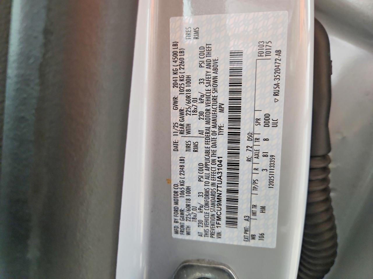 Ford Escape St Line