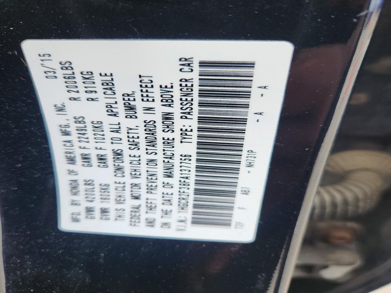 Honda Accord Lx