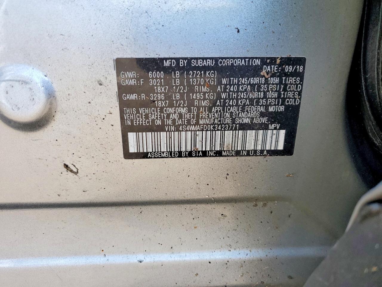 Subaru Ascent Premium
