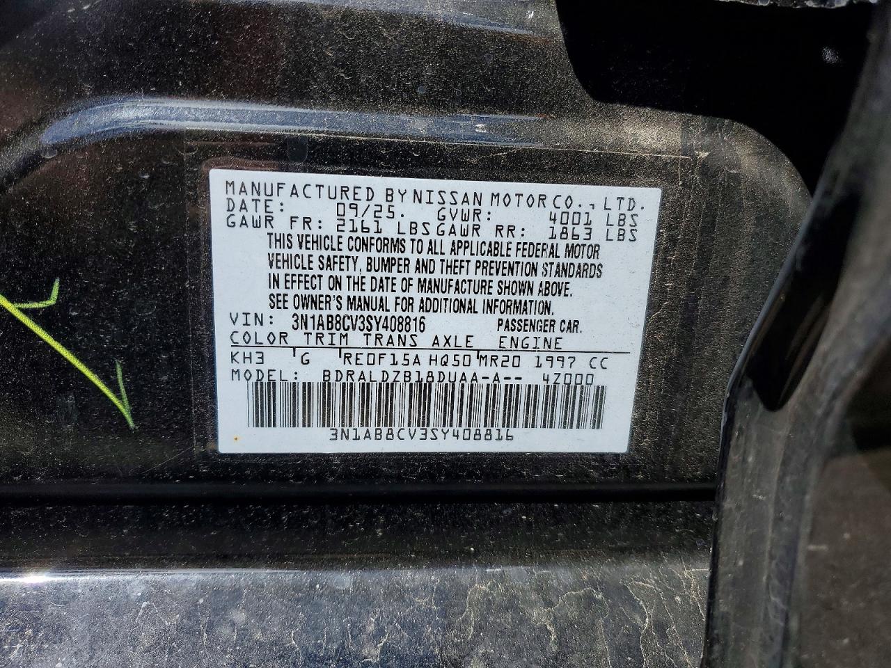 Nissan Sentra Sv