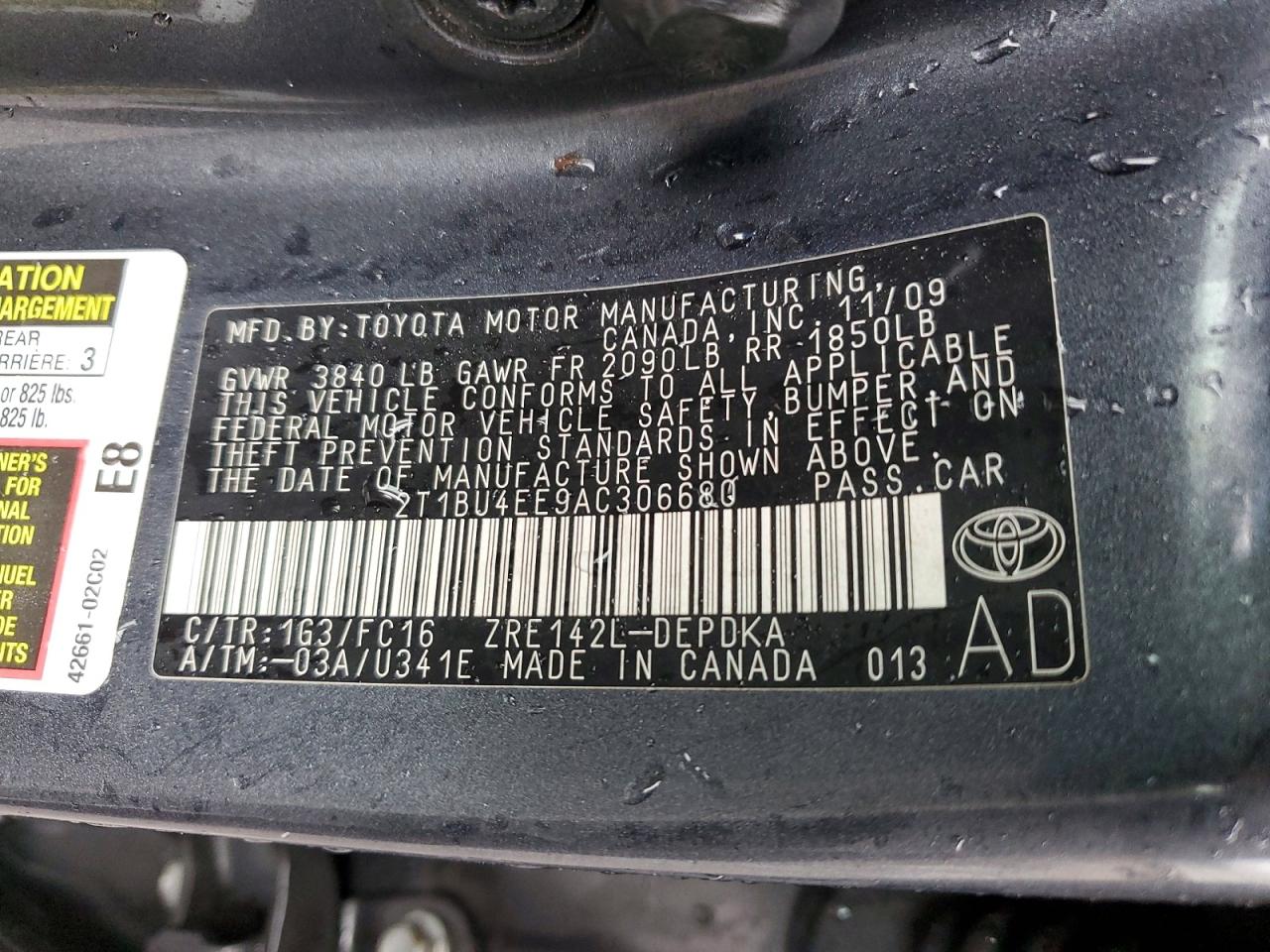 Toyota Corolla Le