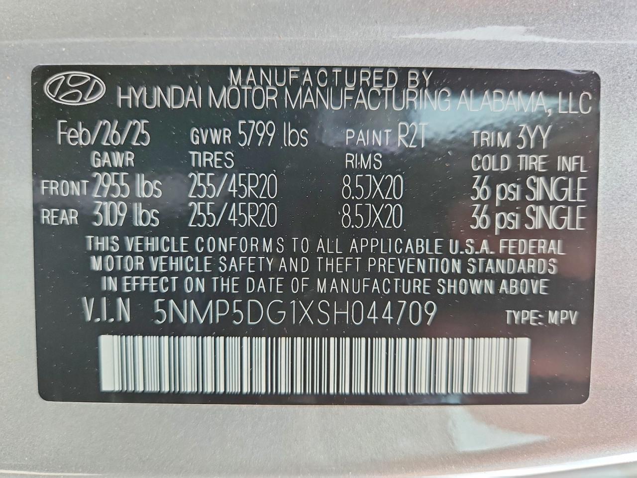 Hyundai SANTA FE Calligraphy