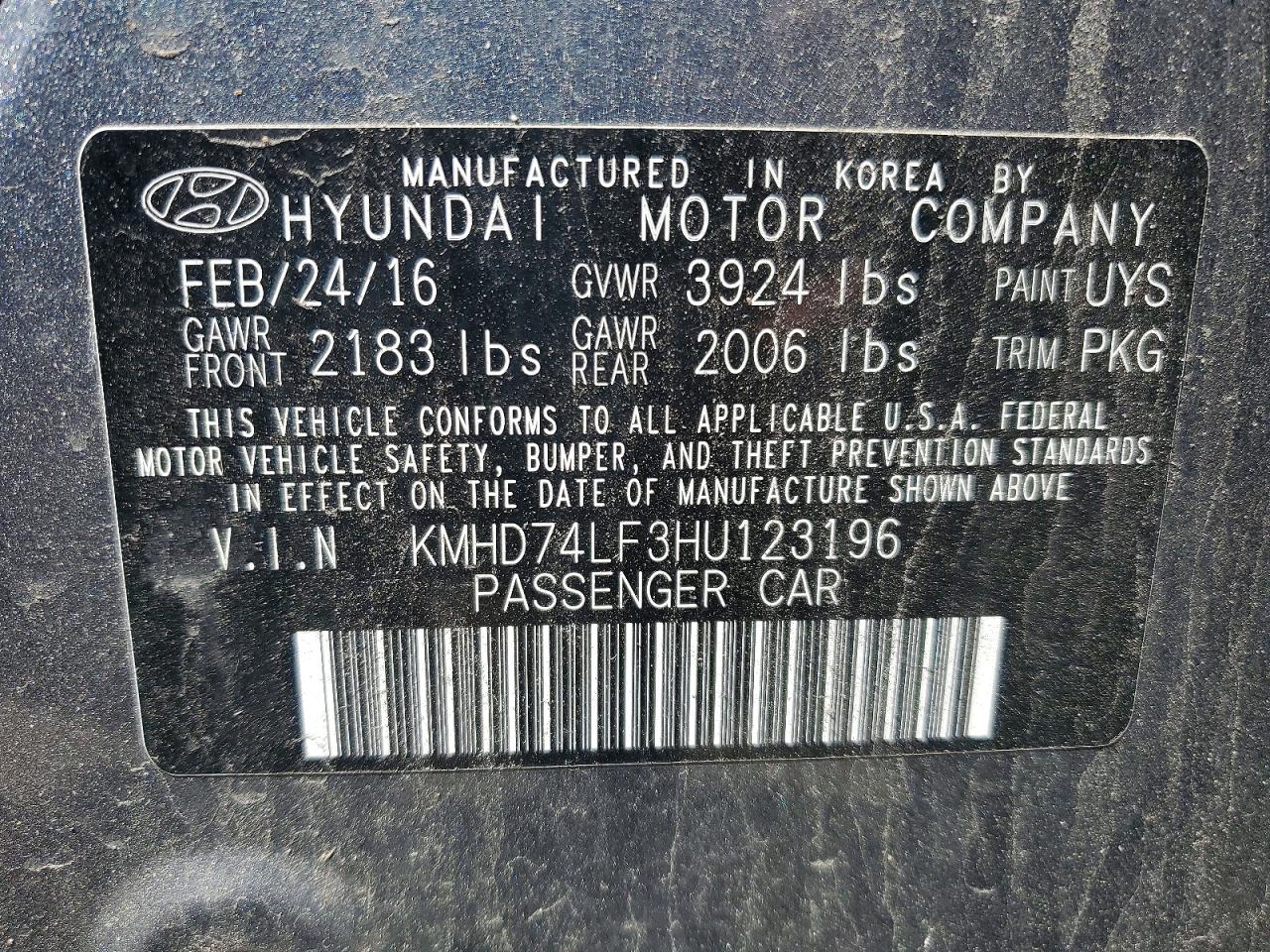 Hyundai ELANTRA Se