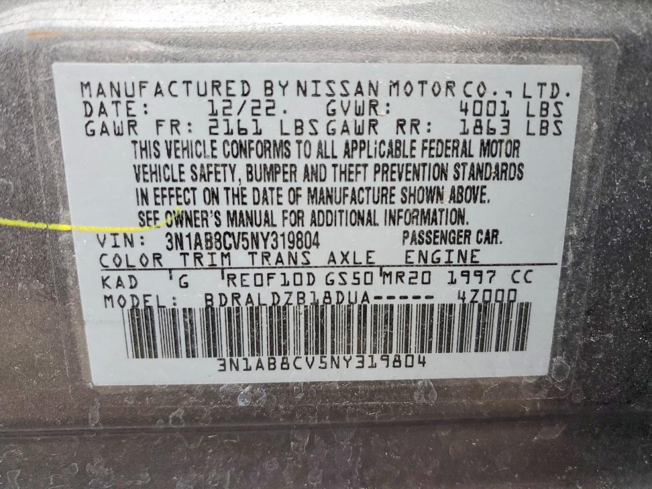 Nissan Sentra Sv