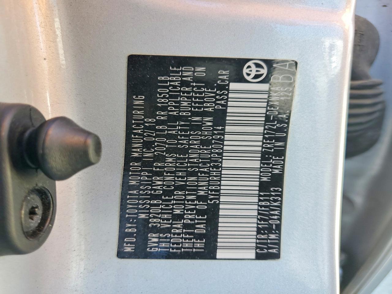 Toyota Corolla Le