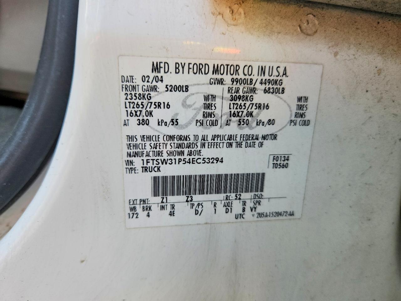 Ford F-350 Srw Super Duty