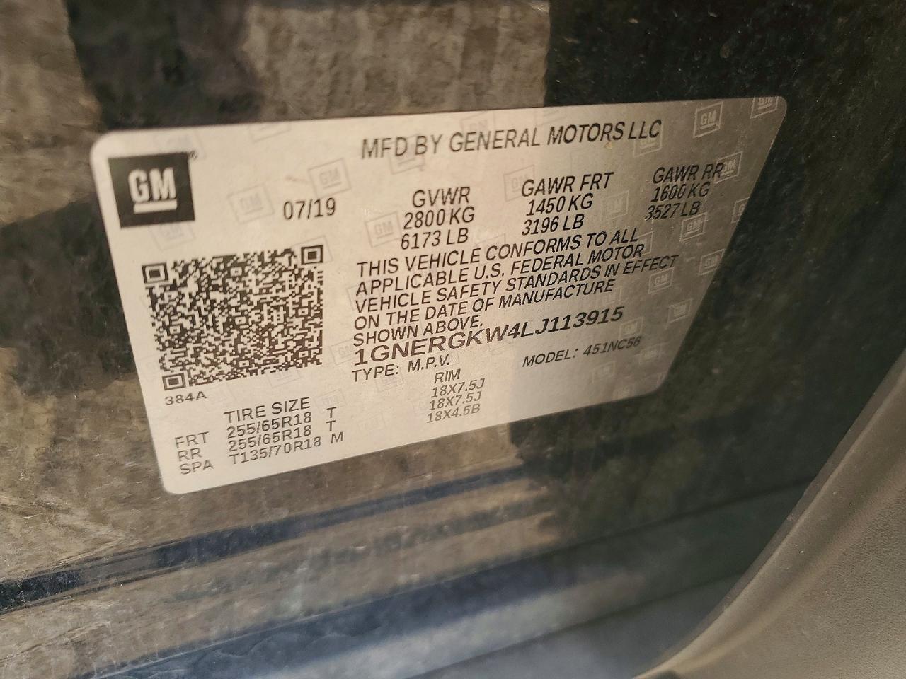 Chevrolet Traverse Lt