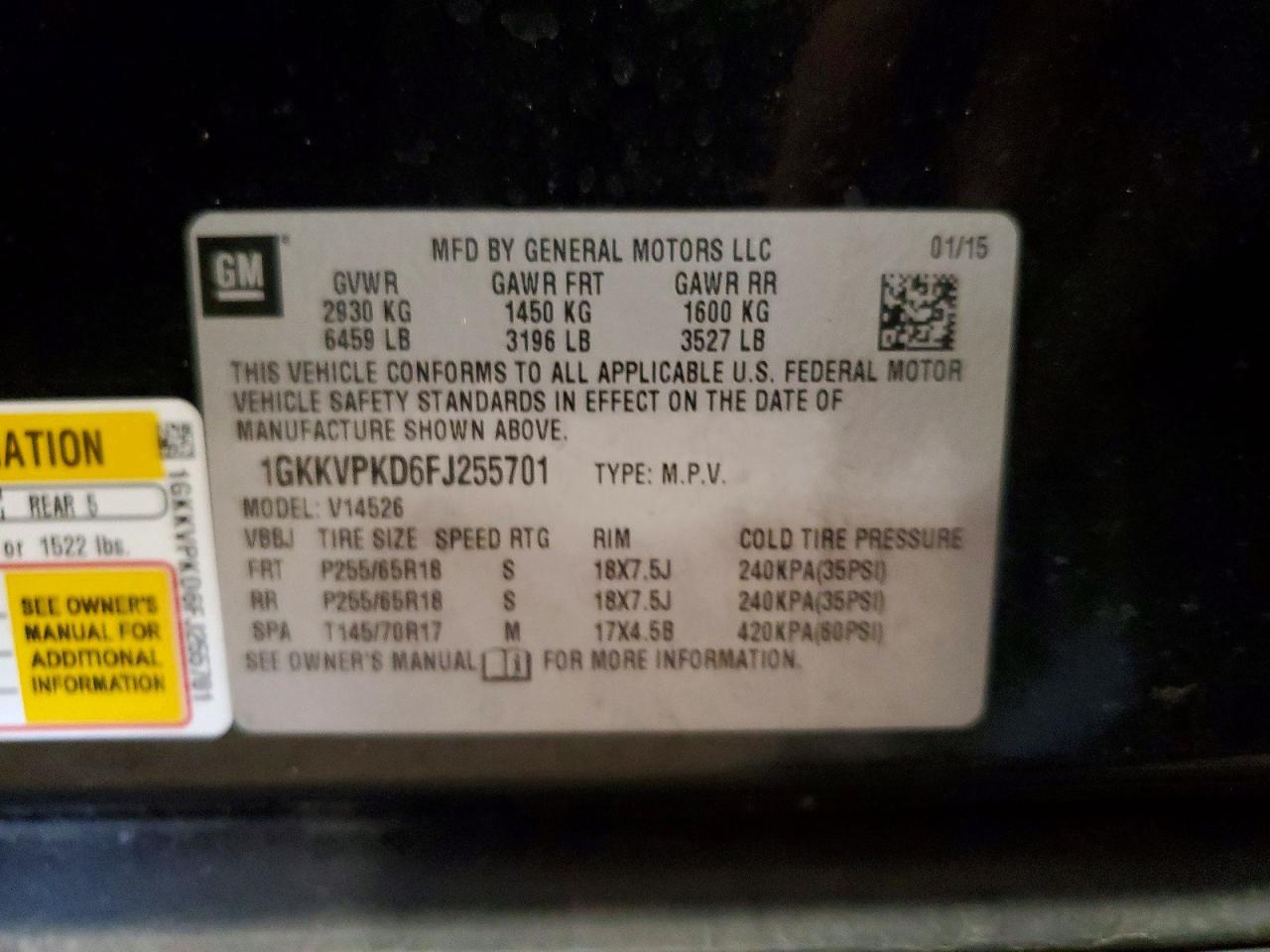 GMC Acadia Sle
