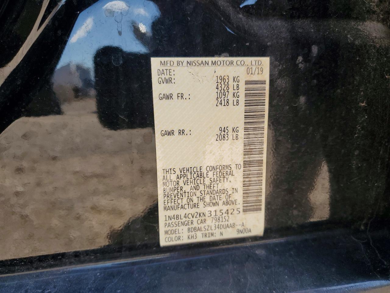 Nissan Altima Sr