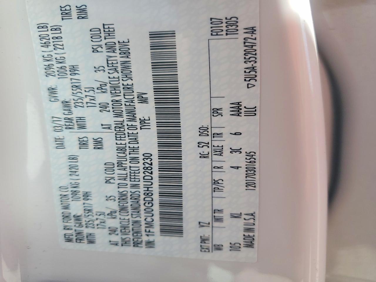 Ford Escape Se