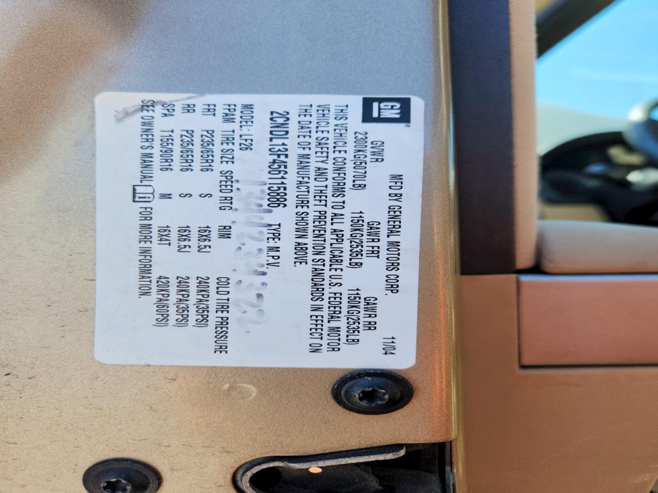 Chevrolet Equinox Ls