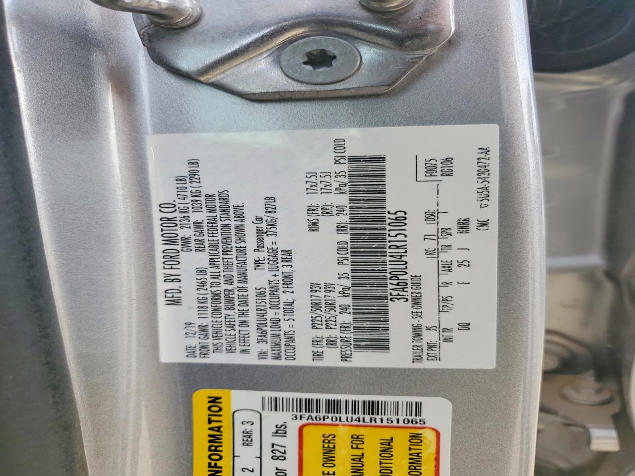 Ford Fusion Se