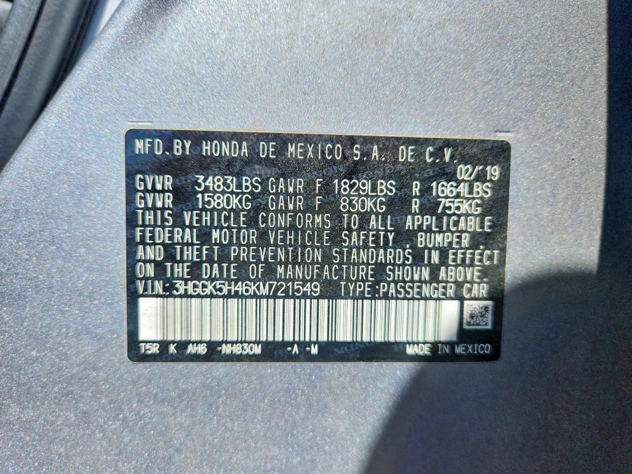 Honda Fit Lx